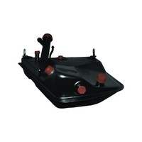 Restoration Design Oil tank, complete, stainless steel, black