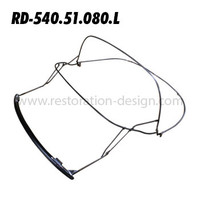 Restoration Design Folding Speedster Top - Low Bow