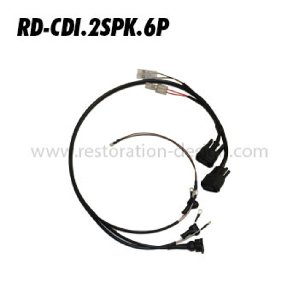 Twin Spark Ignition Harness for 911/914 (For 6 Pole connection)