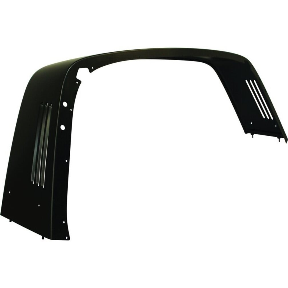 Targa B-pillar cross cover, outerskin, black primed (with side louvres) for 911 Targa from 1973 - 1989