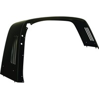 Restoration Design Targa B-pillar cross cover, outerskin, black primed (with side louvres) for 911 Targa from 1973 - 1989