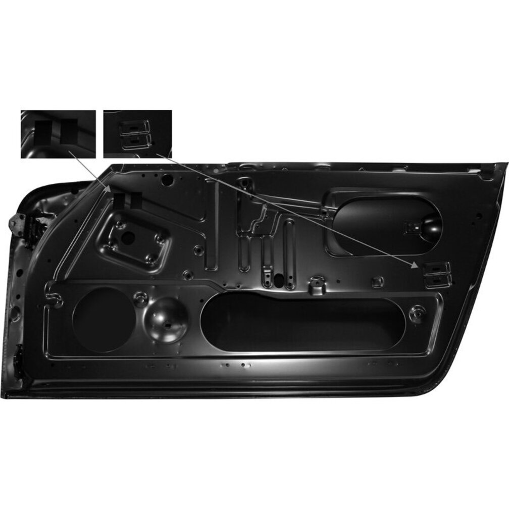 Door, complete (without collision reinforcement), Right for 911 1972 - 1980