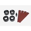 Silent bloc for spring plate 911 (69-89) SET (4 pcs, adhesive, abresive cloth)