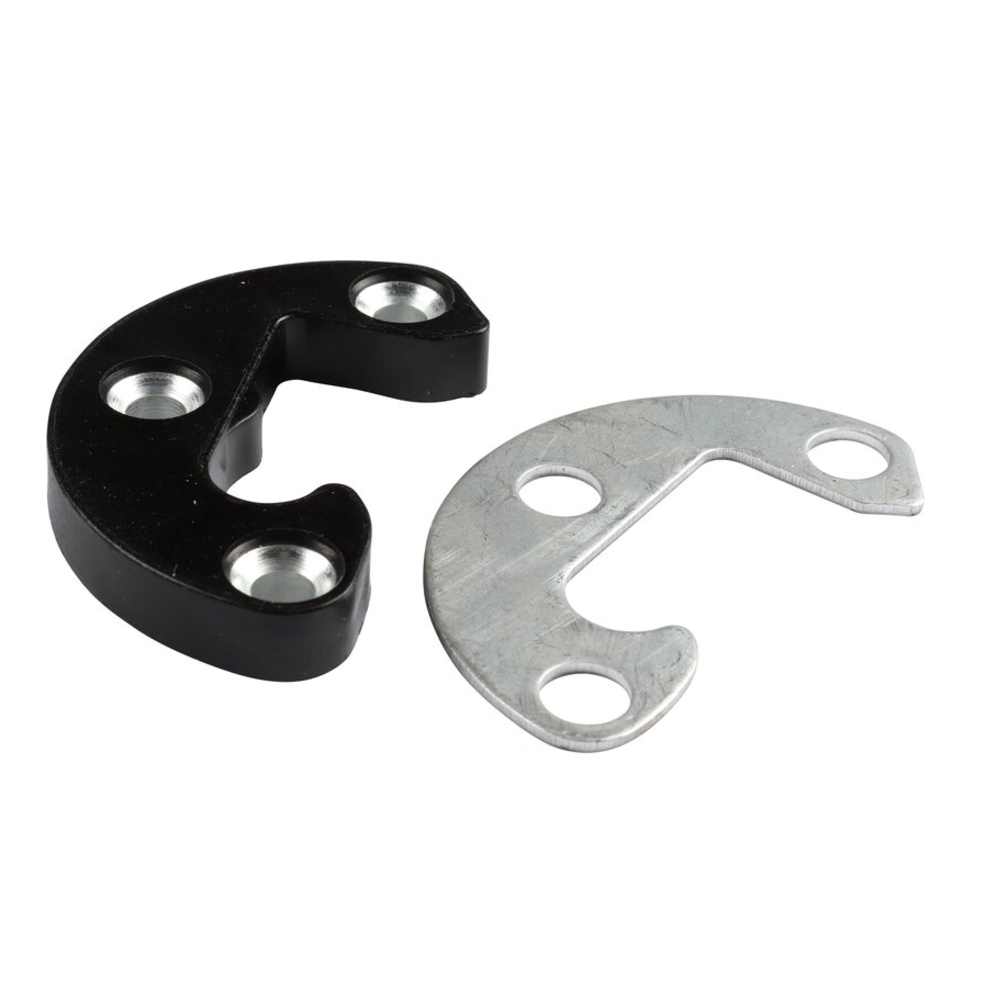 Striker plate for door, black, left