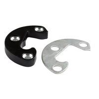 Restoration Design Striker plate for door, black, left