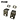 Restoration Design Rear Bumper Bracket Set