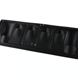 Rain shield cover for the engine hood. Installed under the grille/engine lid