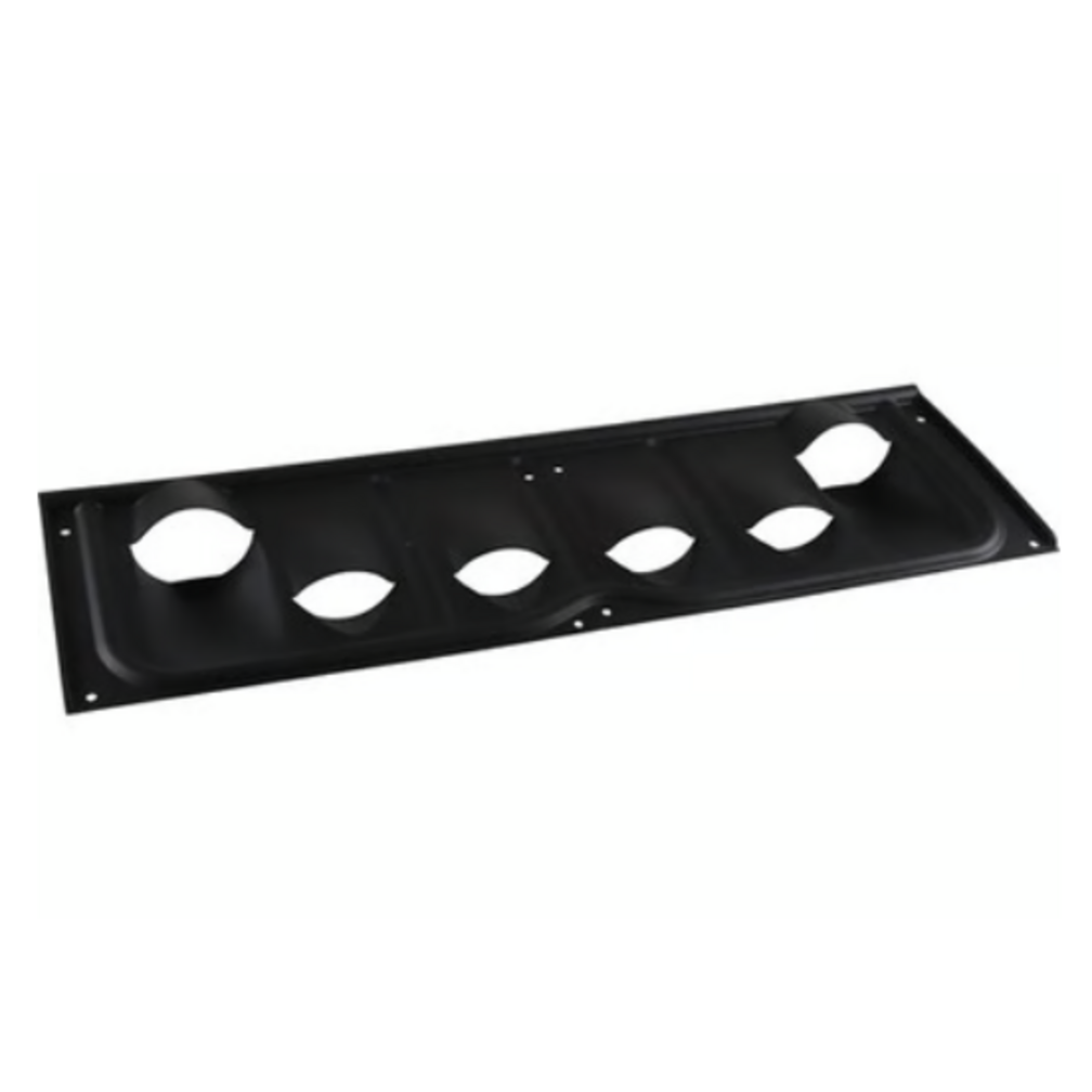 Rain shield cover for the engine hood. Installed under the grille/engine lid