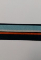 Ripsband blauw streep
