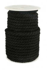 Gedraaid touw zwart