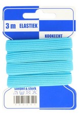 Elastiek blauw 10 mm