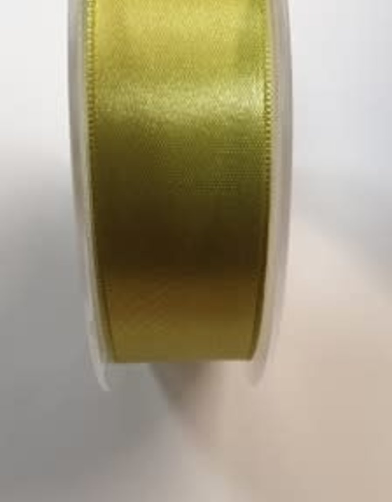 Satijnlint 25 mm groen
