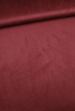 Winter suede donker rood