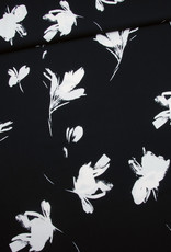 Flower stencil black