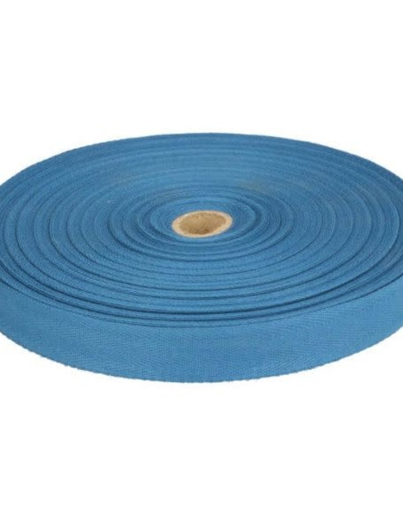 Keperlint 20mm appelblauw