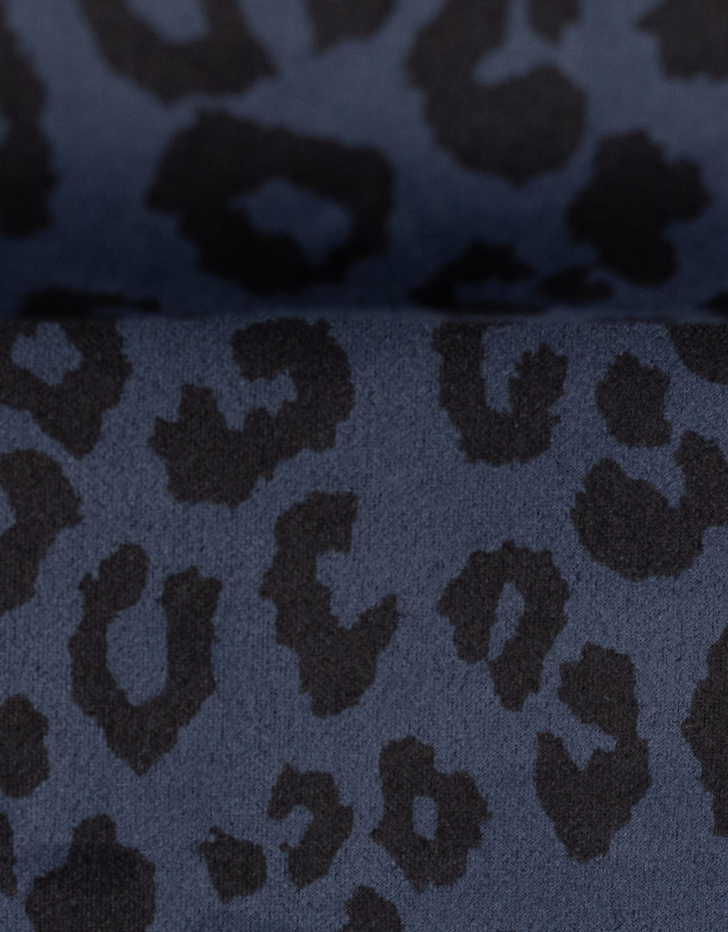 Clara blauw leopard