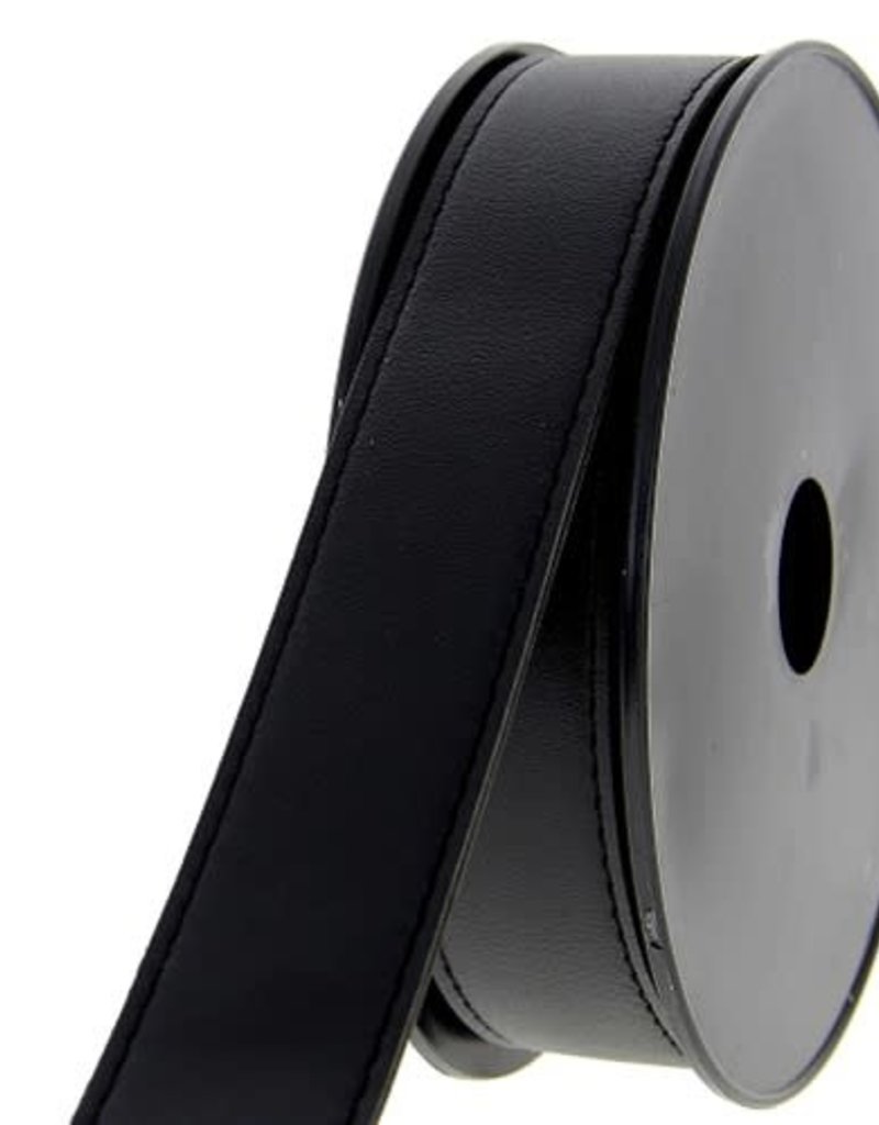 Tassenband simili 30 mm zwart