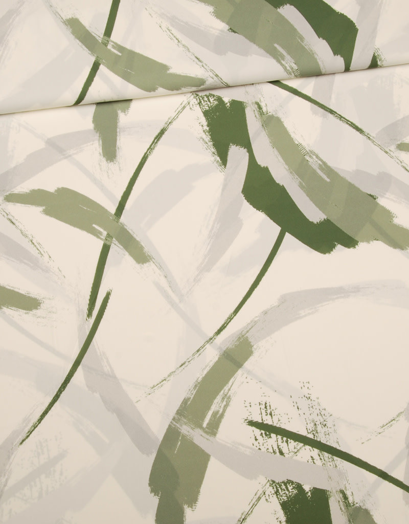 Green Brush strokes