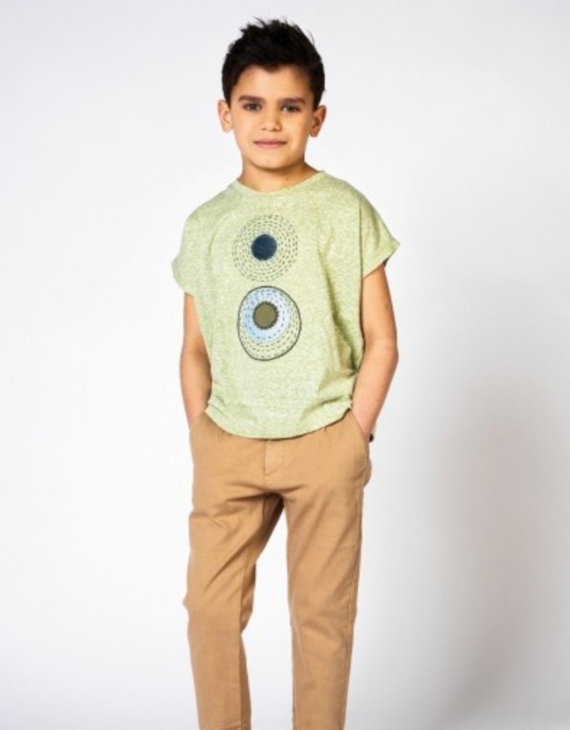 La Maison Victor Knit groen/Otis t shirt