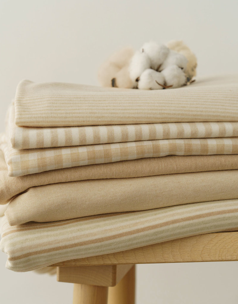 Katia fabrics Purest cotton  light brown tricot