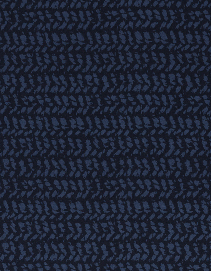 Herringbone knit blue by Käselotti