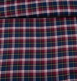 Bordeaux Blue tartan