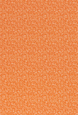 Katoen oranje blaadjes