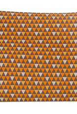 Katoen oranje/bruin triangles