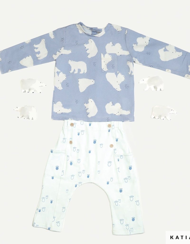 Katia fabrics Polar bear poplin