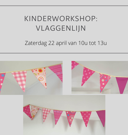 Kinderworkshop: Vlaggenlijn zaterdag 22 april