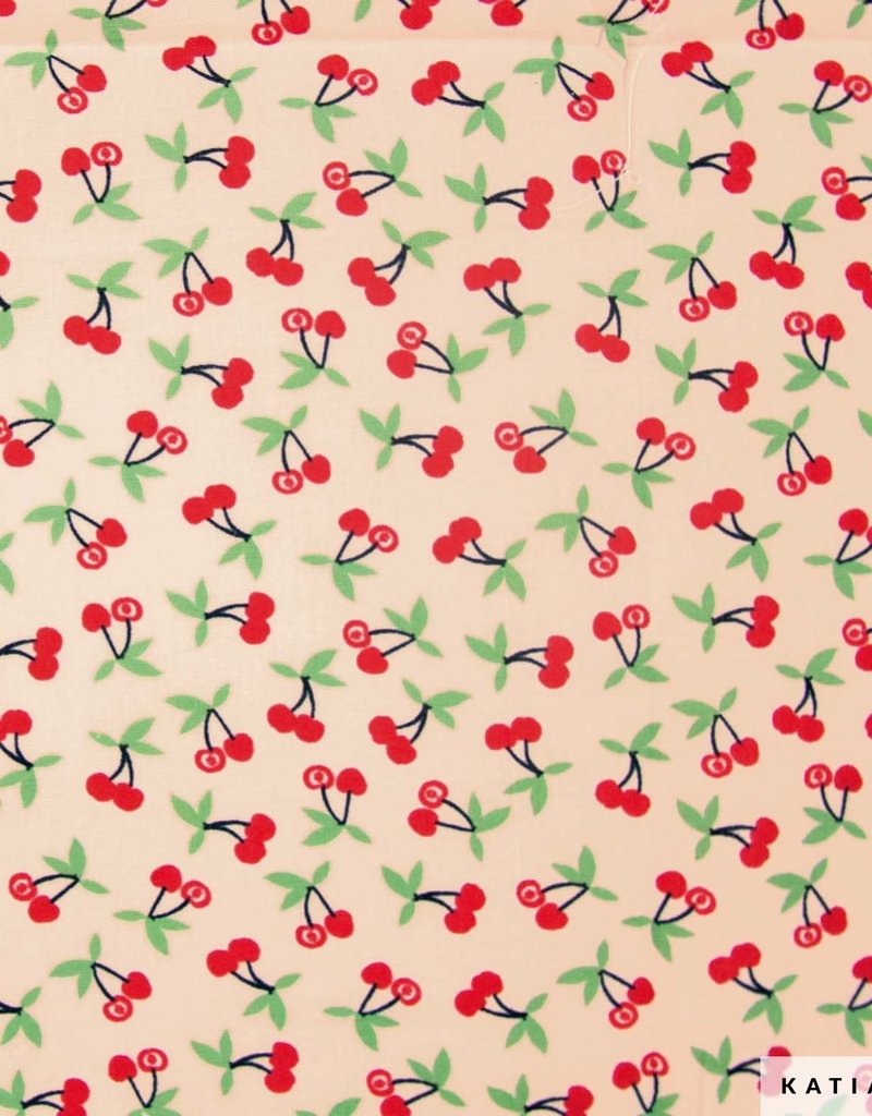 Katia fabrics Cherries