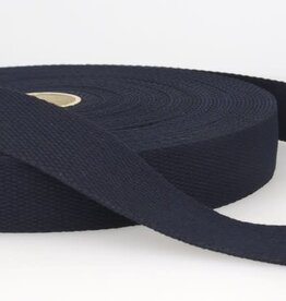 Tassenband 25 mm donkerblauw