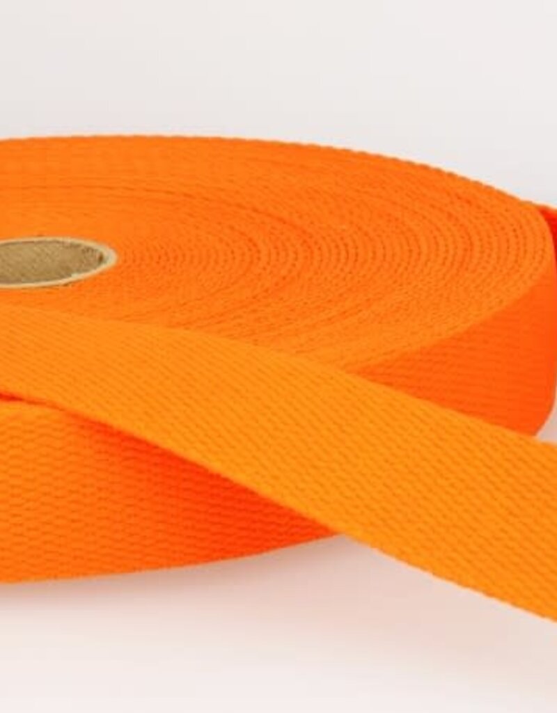 Tassenband 30 mm oranje