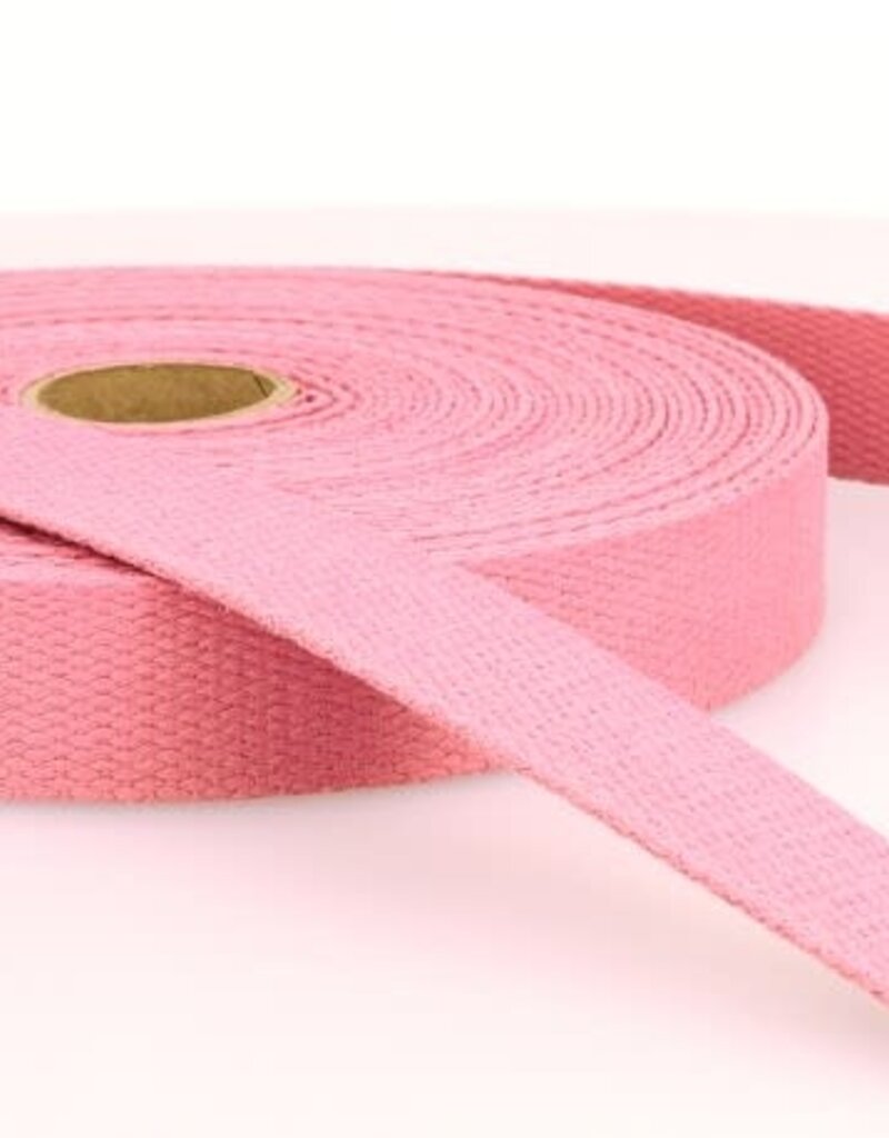 Tassenband 30 mm donker roze