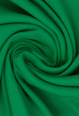 Ribtricot groen