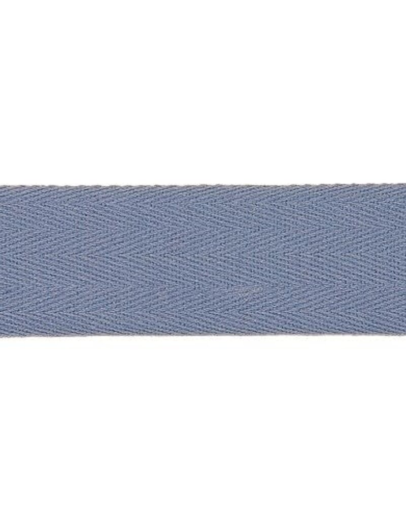 Keperlint 30 mm jeansblauw