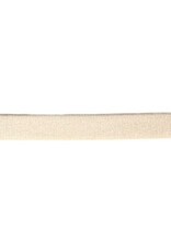 Schouderband glans 10 mm off white