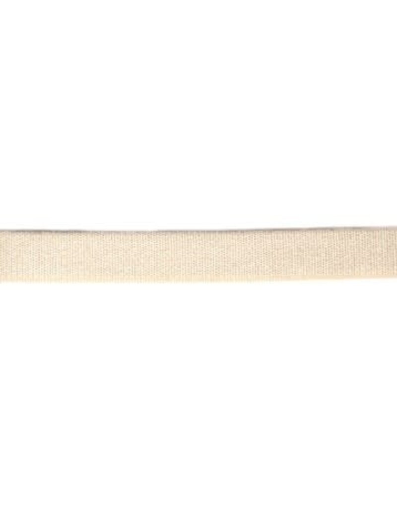 Schouderband glans 10 mm off white