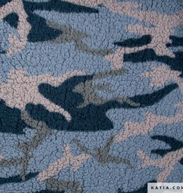Katia fabrics Sherpa print camouflage