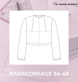 The fashion basement Basispatroon  corsage 34-46