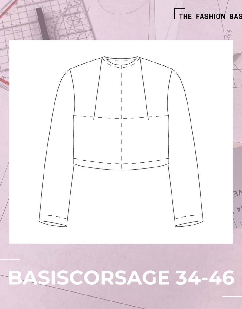 The fashion basement Basispatroon  corsage 34-46