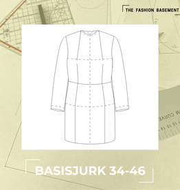 The fashion basement Basispatroon  jurk 34-46