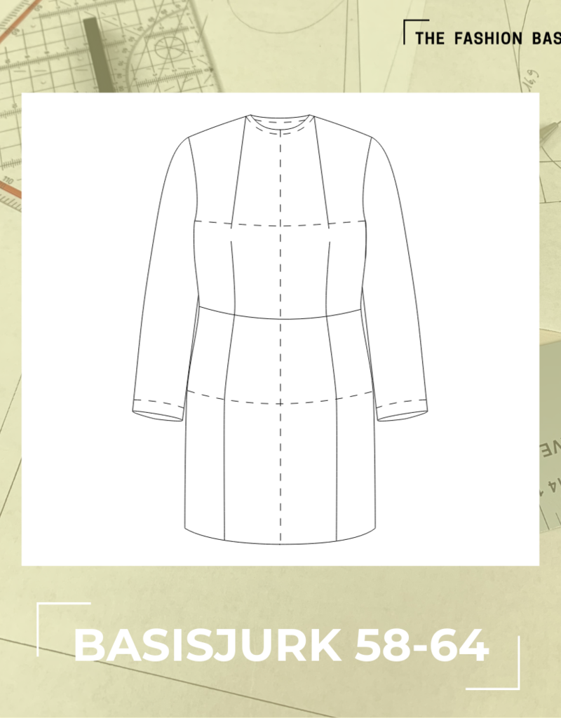 The fashion basement Basispatroon  jurk 58-64