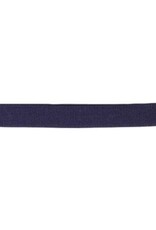 Schouderband uni 15 mm marine
