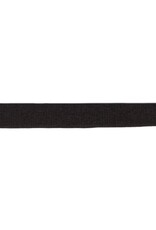 Schouderband uni 15 mm zwart