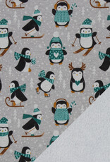 Vrolijke pinguins alpenfleece