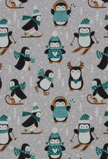 Vrolijke pinguins alpenfleece