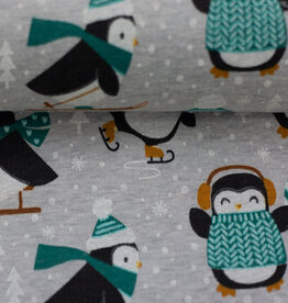 Vrolijke pinguins alpenfleece