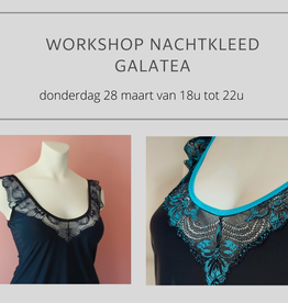 Nachtkleedje : Galatea donderdag 28 maart van 18u tot 22u30