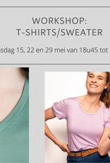 T-shirt/sweater reeks woensdag 15, 22 en 29 mei van 18u45 tot 21u45